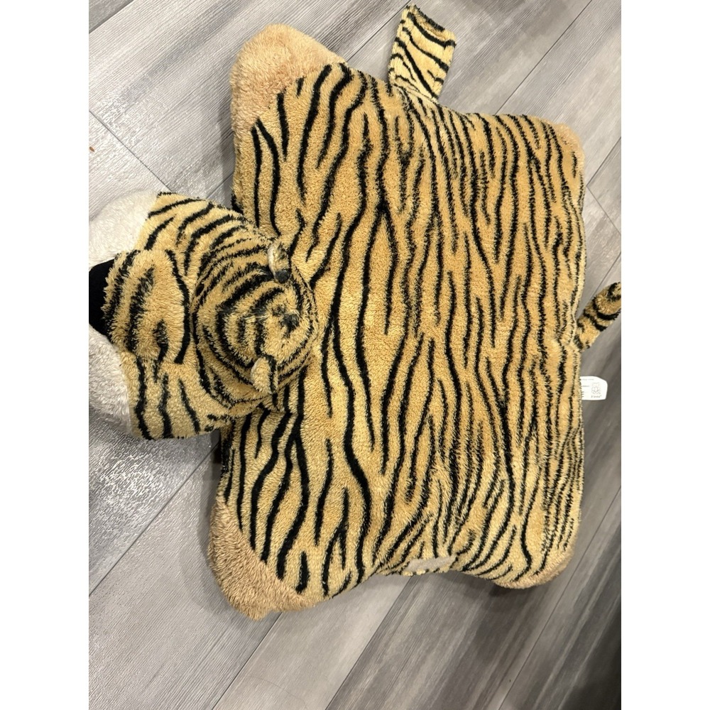 RARE Pillow Pet Wild Mr Tiger 18" Striped Big Jungle Cat Safari Plush